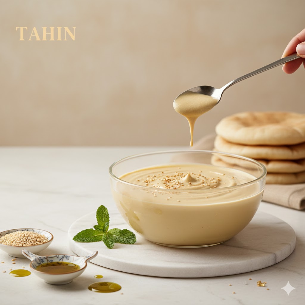 Tahini Bevora Product Banner